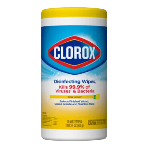 photo of clorox wet tube