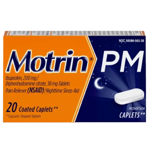 photo of motrin pm 20 pack 