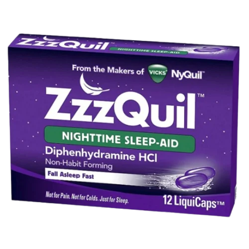 photo of zzzquil sleeping aid